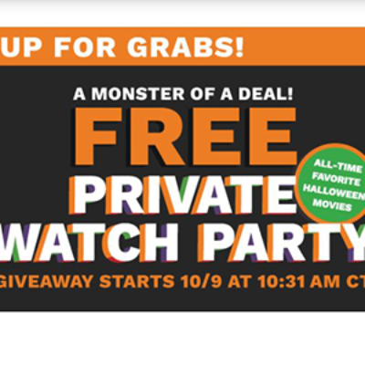 Free Cinemark Private Watch Party