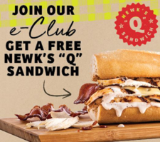 Free Newk's "Q" Sandwich