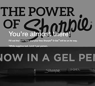 Free Sharpie S-Gel Pen