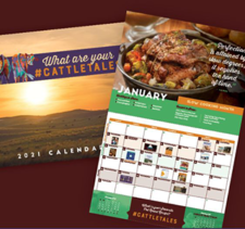 Free 2021 CattleTales Calendar