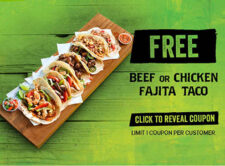 Free Fajita Taco