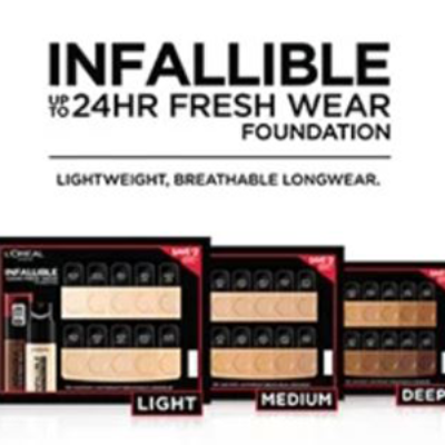 Free L'Oreal Infallible Foundation Samples