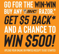 Free BIC Razor W/ Rebate
