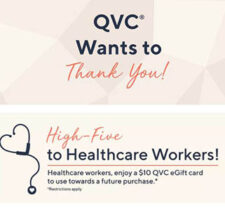 Free $100 QVC Gift Card for Teacher & Healthcare Workers