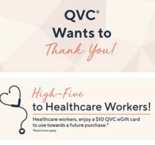 Free $100 QVC Gift Card for Teacher & Healthcare Workers