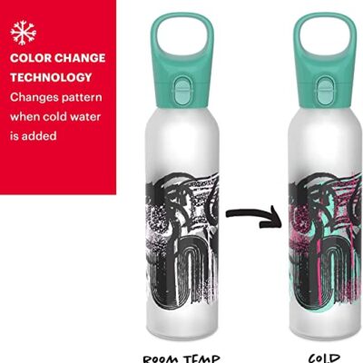 Pyrex Color Changing Glass Water Bottle only $12.09