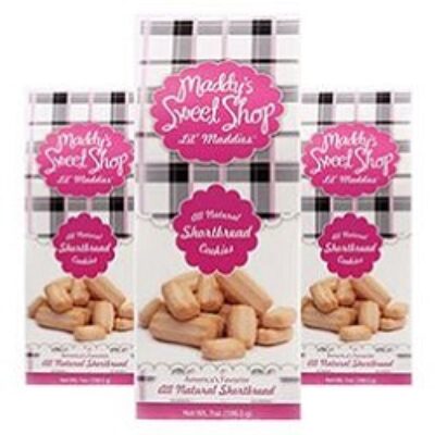 Free sample Maddy's sweet shop shortbread snaps