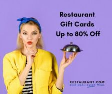 Restaurant.com eGift Cards - Up to 82% OFF