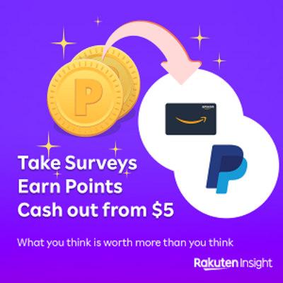 Join Rakuten Insight today and be part of influential surveys
