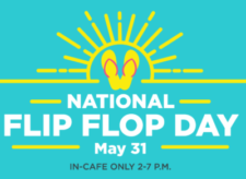 Get a FREE Strawberry Margarita Smoothie on National Flip Flop Day