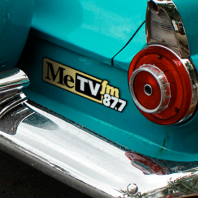 Get your free MeTVFM car magnet