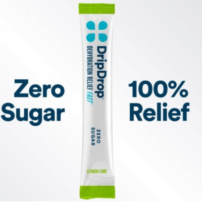 Claim your Free DripDrop Zero Hydration Relief sample