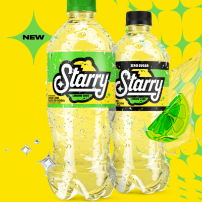 FREE STARRY Lemon Lime Flavored Soda with a Walmart Gift Card