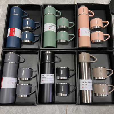 Stainless Steel Vacuum Flask Gift Set on Aliexpress Now