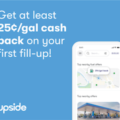 Get Cash Back on Gas, Restaurants, and Groceries with upside