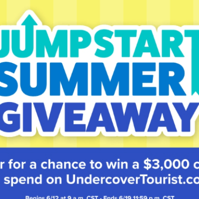 Win a $3,000 Dream Vacation with Undercover Tourist