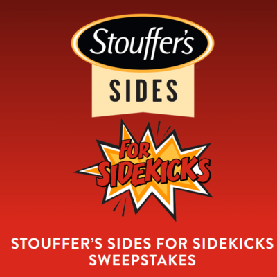 Stouffer's sides for sidekicks sweepstakes
