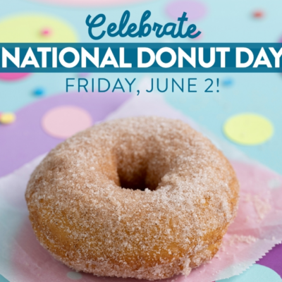 Enjoy a Free Cinnamon Sugar Donut on National Donut Day