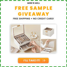 FREE Modern Jewelry Box Organizer in the Workn' Well Instant Win Giveaway