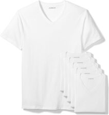 Amazon Essentials Men's V-Neck Undershirts
