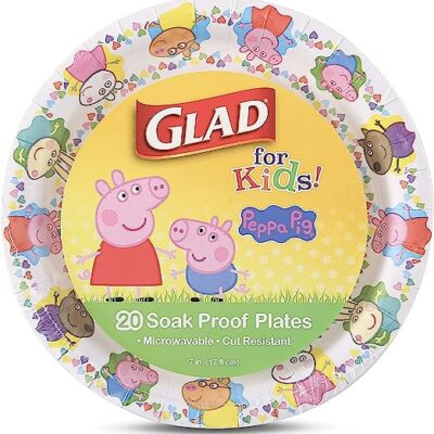 Amazon's Glad for Kids Peppa Pig Paper Plates