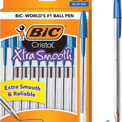 Get a Great Deal on BIC Cristal Xtra Smooth Ballpoint Pens on Amazon