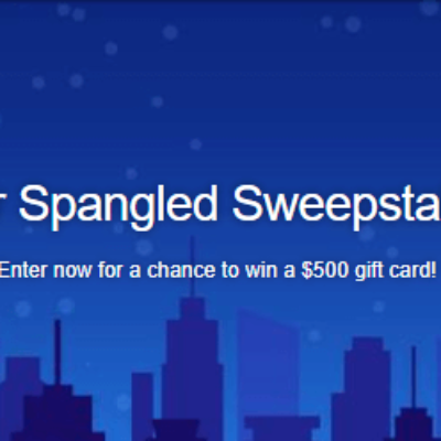 Win a $500 Amazon Gift Card in the Star Spangled Sweepstakes
