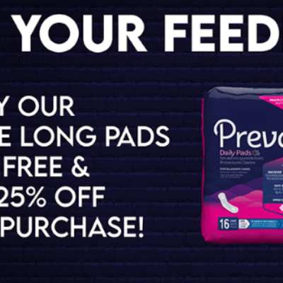 FREE bag of Prevail Pads