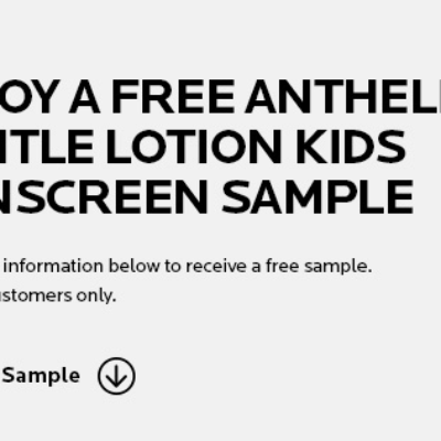 FREE La Roche-Posay Kid’s Sunscreen with SPF 50 Sample