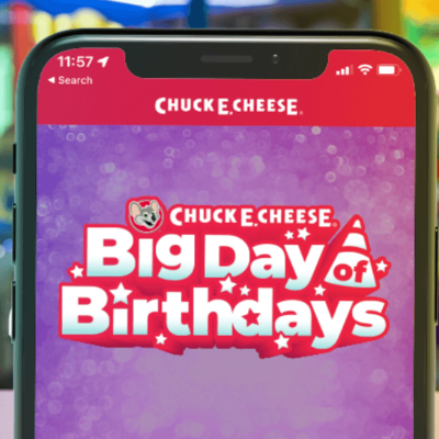 FREE 500 Birthday Parties at Chuck E. Cheese!