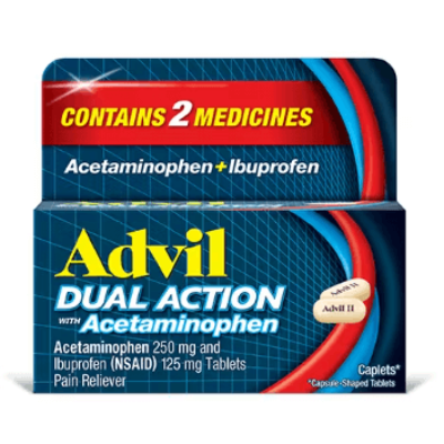 Free sample of Advil Dual Action