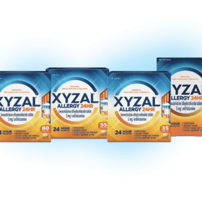 Free 5-day sample of Xyzal Allergy 24HR