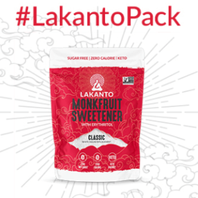 Possible FREE Lakanto Monkfruit Sweetener Chatterbox Kit