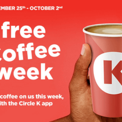 FREE Cup of Coffee at Circle K Starting on September 25