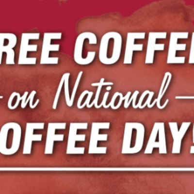 Free cup of coffee at Stewart's Shops