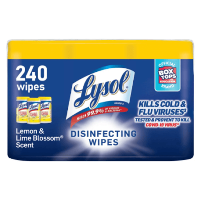 Lysol Disinfectant Wipes $13.47