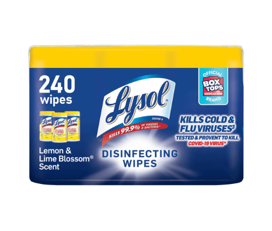 Lysol Disinfectant Wipes $13.47