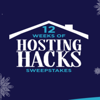 12 Weeks of Hosting Hacks Sweepstakes