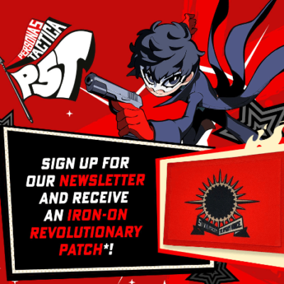 Free Persona 5 Tactica Iron-On Patch