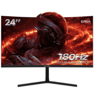 CRUA 24" Curved Gaming Monitor - Unbeatable Price at $103.99