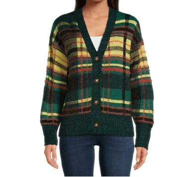 99 Jane Street's Women's V-Neck Cardigan