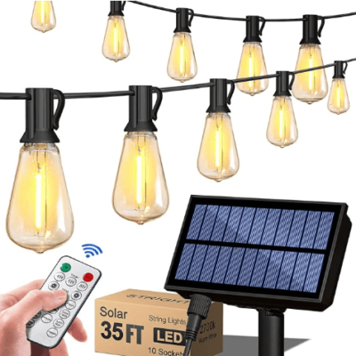 Stright 35FT Solar String Lights $8.49 on Amazon deal