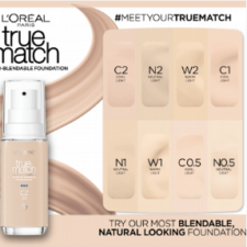 True Match Super-Blendable Foundation Sample