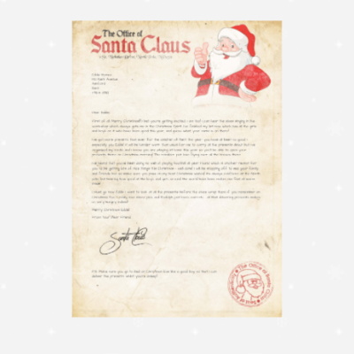 Spread Christmas Joy with Customized Letters from Santa