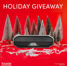 SanDisk Professional Holiday Giveaway 2023
