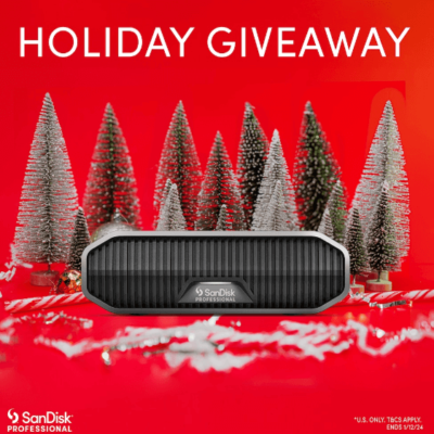 SanDisk Professional Holiday Giveaway 2023