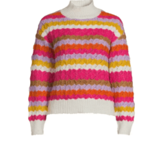 99 Jane Street Women's Mock Neck Pullover Sweater