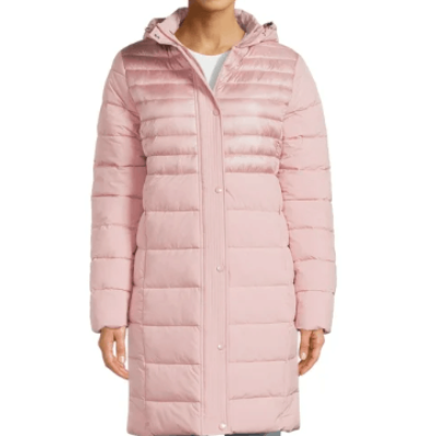 Big Chill Down Blend Long Tech Stretch Jacket with Hood $34.99