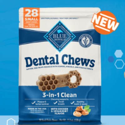 Possible Free Blue Buffalo Dental Chews Chatterbox Kit