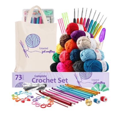 Craftbud 73 Piece Crochet Starter Kit $22.99